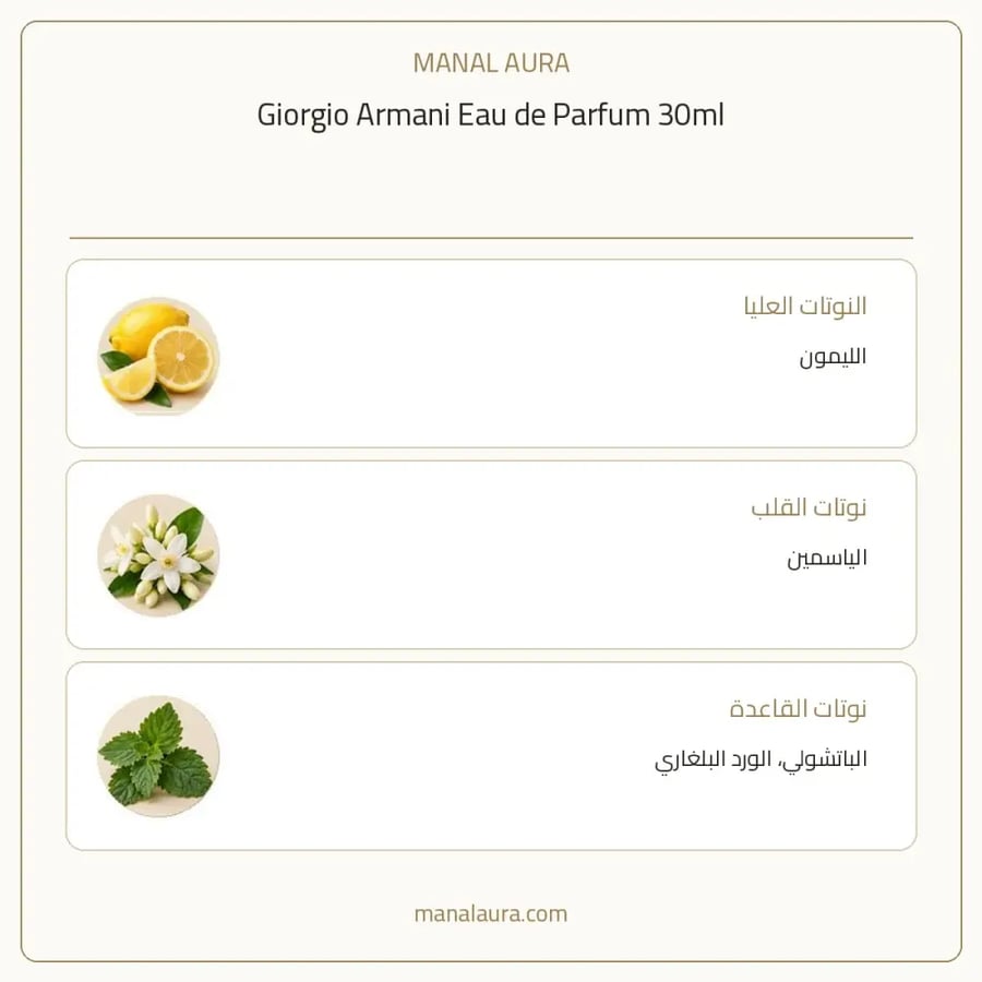جورجيو أرماني عطر شعر ارماني سي أو دو بارفيوم - عطري - للرجال - 30 مل