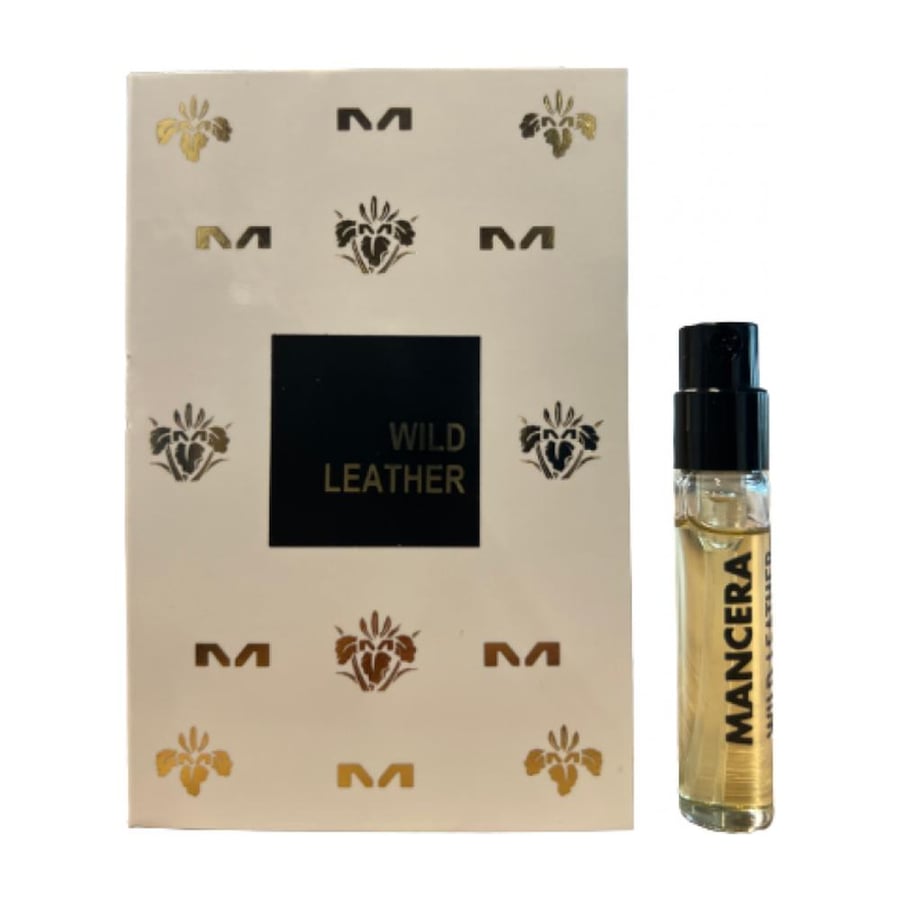 عينة عطر مانسيرا وايلد ليذر للرجال أو دو بارفيوم 2 مل