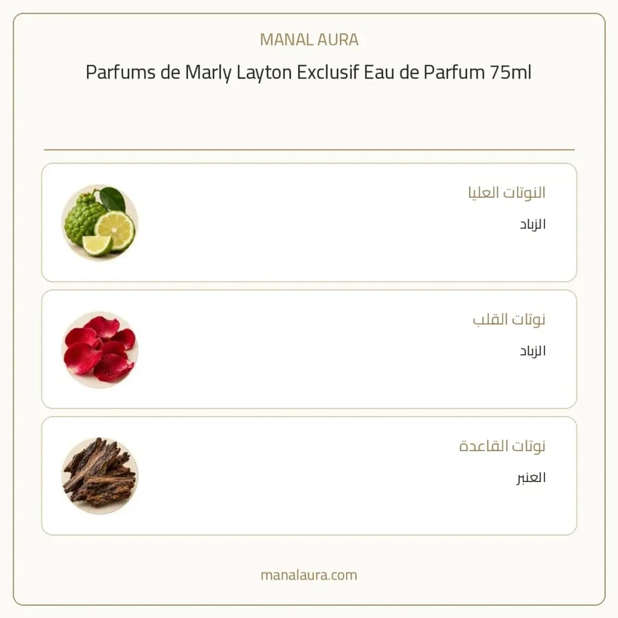 بارفامز دي مارلي عطر دي مارلي ليتون يكسكلوسيف أو دو بارفيوم - شرقي - للجنسين - 75 مل