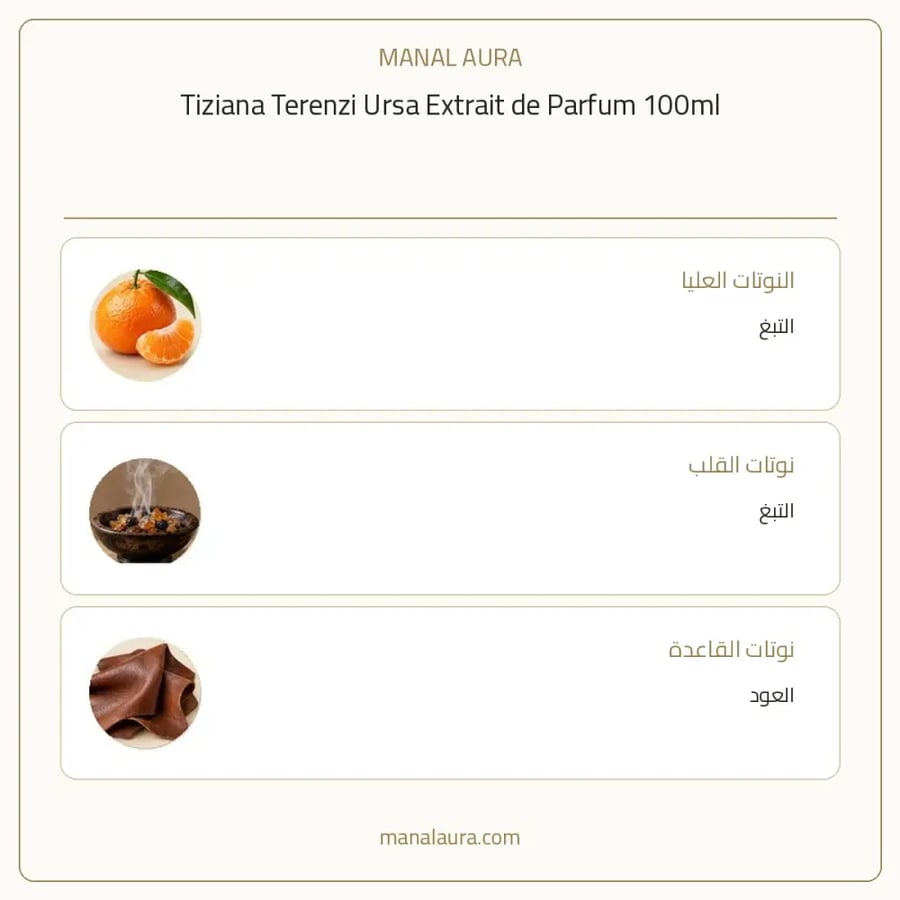 تيزيانا تيرينزي عطر اورسا اكسترايت دو إكستريت دو بارفيوم - شرقي حار - للجنسين - 100 مل