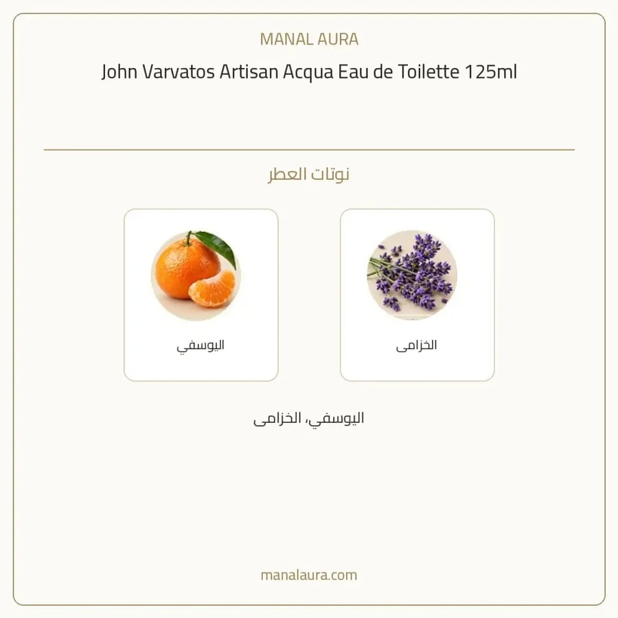 جون فارفاتوس عطر ارتيزان اكوا أو دو تواليت - عطري - للرجال - 125 مل