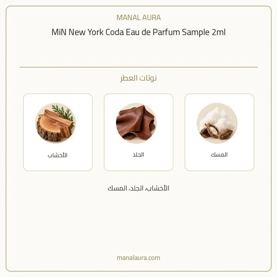 مين نيويورك عينة عطر مين نيويورك كودا بارفيوم - عطري - للجنسين - 2 مل