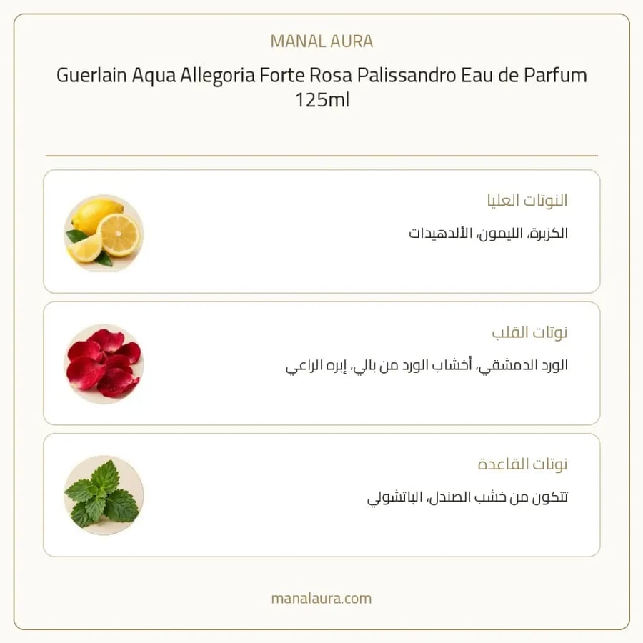 غيرلان عطر روزا باليساندرو فورتي بارفيوم - زهري خشبي - للجنسين - 125 مل