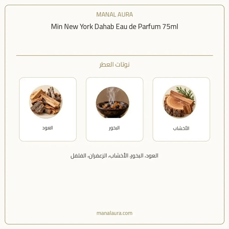 مين نيويورك عطر دهب أو دو بارفيوم - شرقي حار - للجنسين - 75 مل