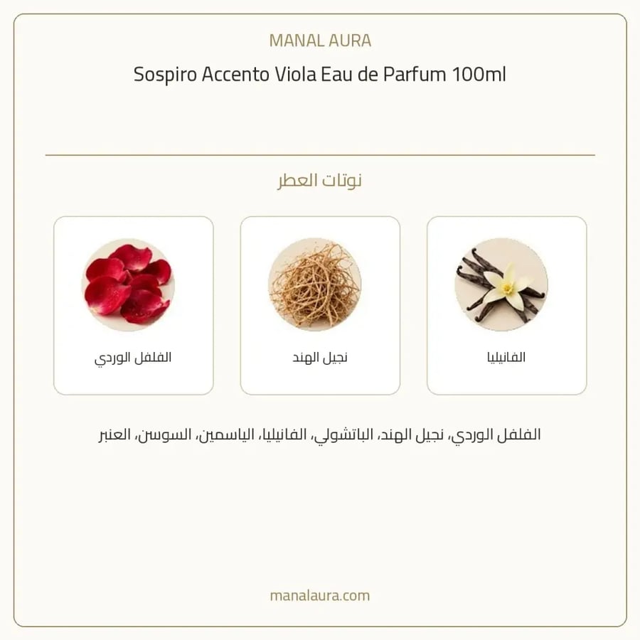 سوسبيرو عطر اكسينتو فيولا أو دو بارفيوم - زهريل - للجنسين - 100 مل