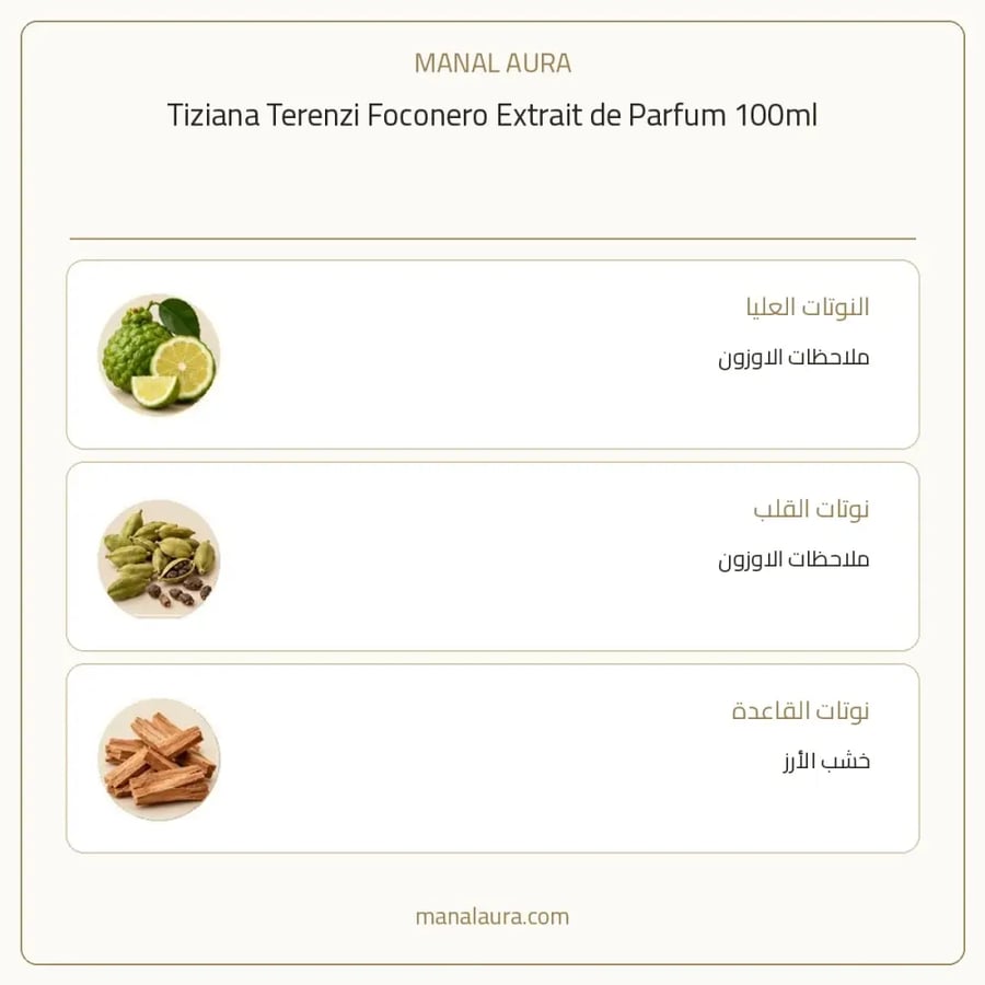 تيزيانا تيرينزي عطر فوكونيرو اكسترايت دو إكستريت دو بارفيوم - عطري مائي - للجنسين - 100 مل