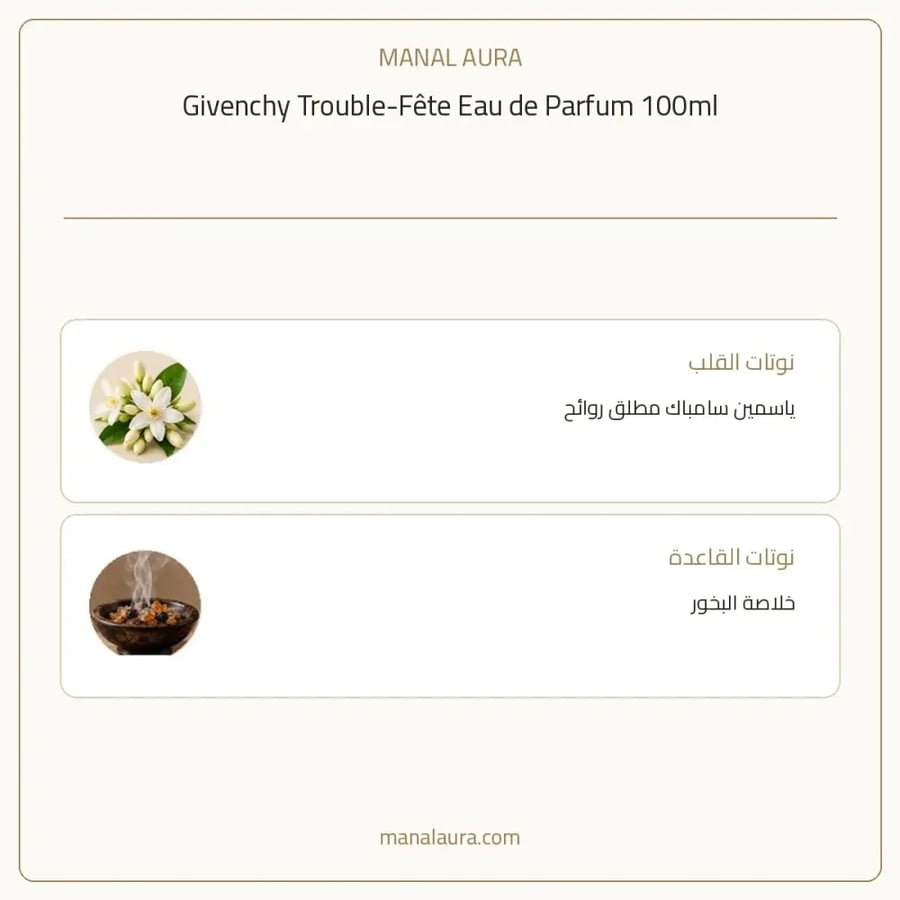 جيفنشي عطر تروبل فيت أو دو بارفيوم - زهري - للجنسين - 100 مل