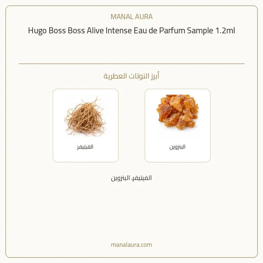 هوغو بوس عينة عطر هوغو بوس اليف انتنس 1.2 أو دو بارفيوم - عطري - للنساء - 1.2 مل