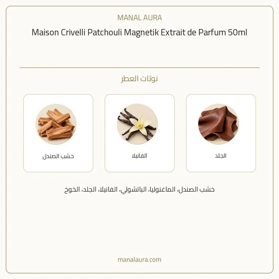 ميزون كريفلي عطر باتشولي ماجنيتيك بارفيوم - شرقي عطري - للجنسين - 50 مل
