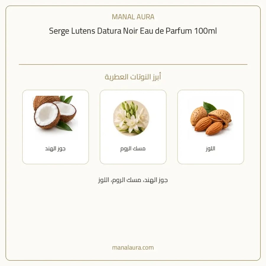 سيرج لوتنس عطر داتيورا نوير أو دو بارفيوم - عطري - للجنسين - 100 مل
