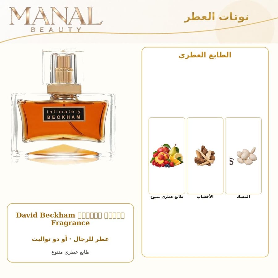 ديفيد بيكهام عطر انتيميتلي ديفيد بيكهام أو دو تواليت - عطري - للرجال - 75 مل