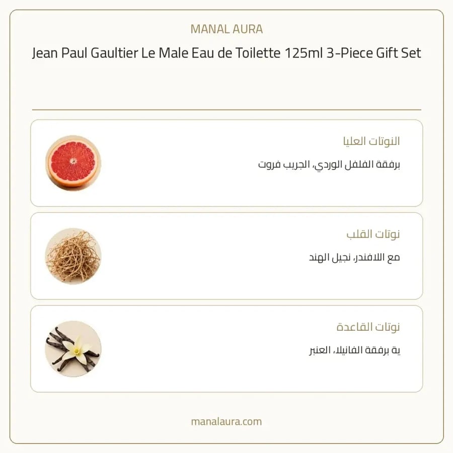 جان بول غوتييه عطر غولتير لومال تربل أو دو تواليت - عطري سرخسي - للرجال - 125 مل + 75 مل + 150 مل