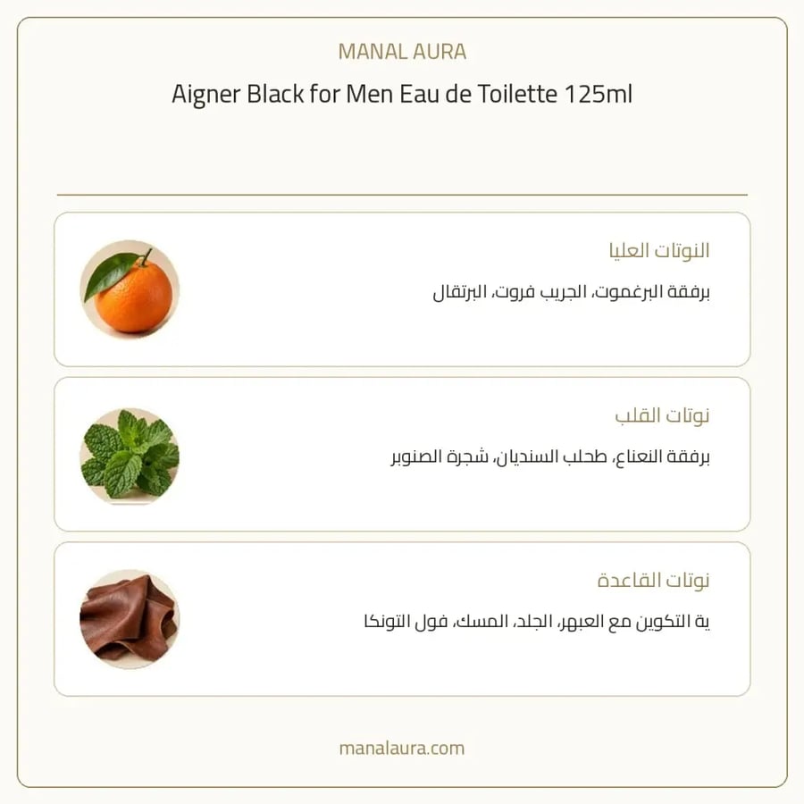 إتيان آيجنر عطر بلاك أو دو تواليت - جلدي من اصدارات بيت - للرجال - 125 مل