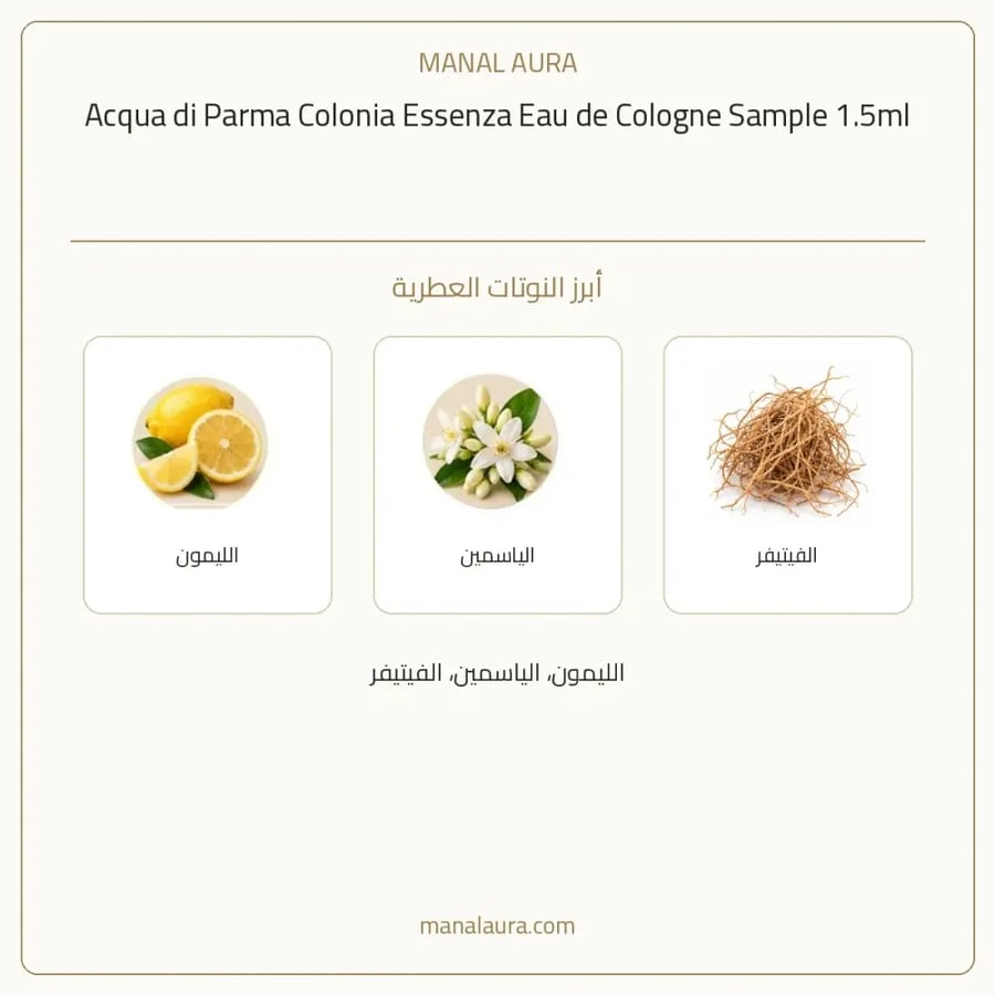 أكوا دي بارما عينة عطر اكوا دي بارما كولونيا اسينزيا او دو كوليجن أو دو كولونيا - عطري - للجنسين - 1.5 مل