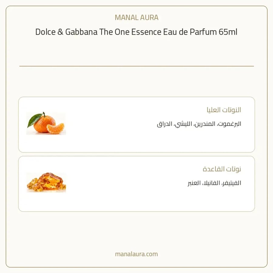 دولتشي آند غابانا عطر غابانا ذا ون ايسنس أو دو بارفيوم - عنبر - للنساء - 65 مل