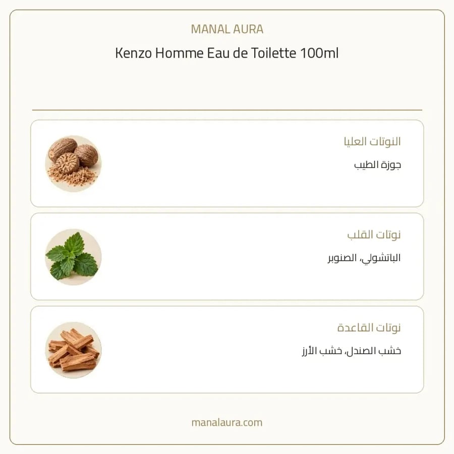 كينزو عطر هوم أو دو تواليت - عطري مائي - للرجال - 100 مل