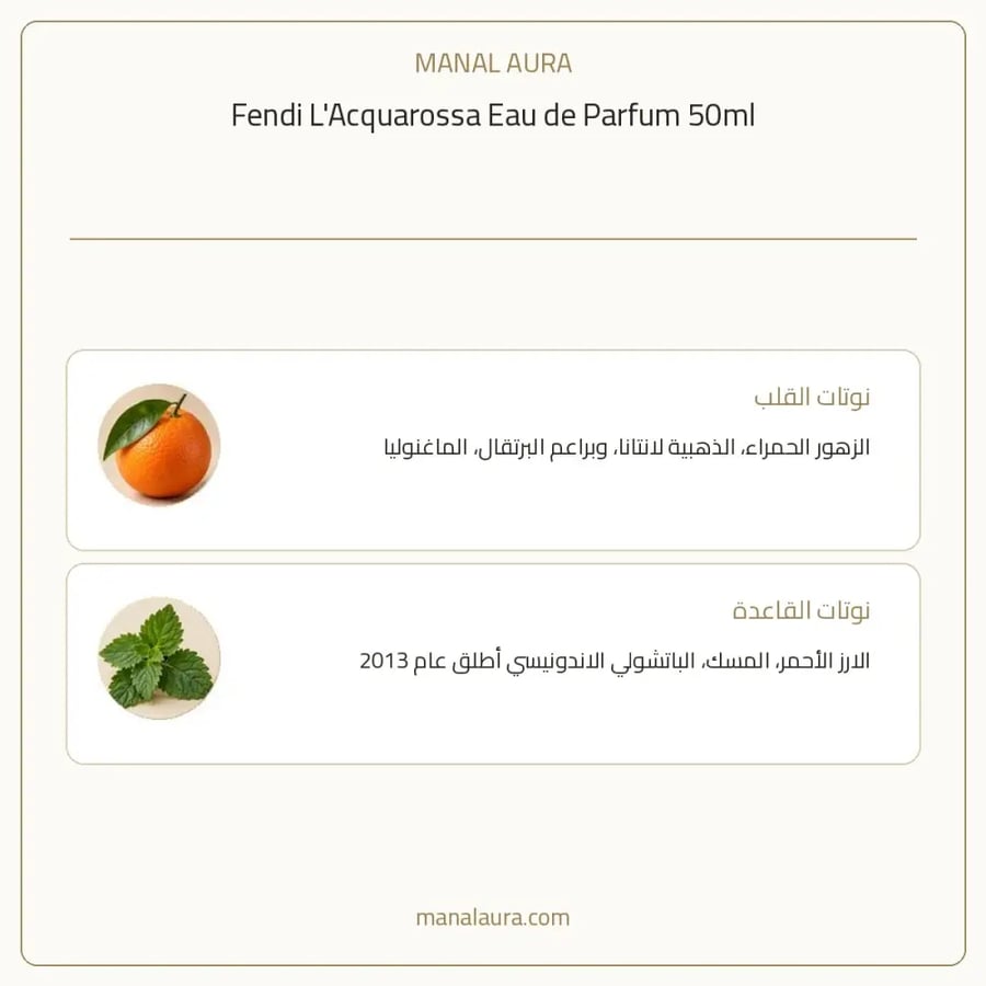 فندي عطر لاكروسا أو دو بارفيوم - شرقي زهري - للنساء - 50 مل