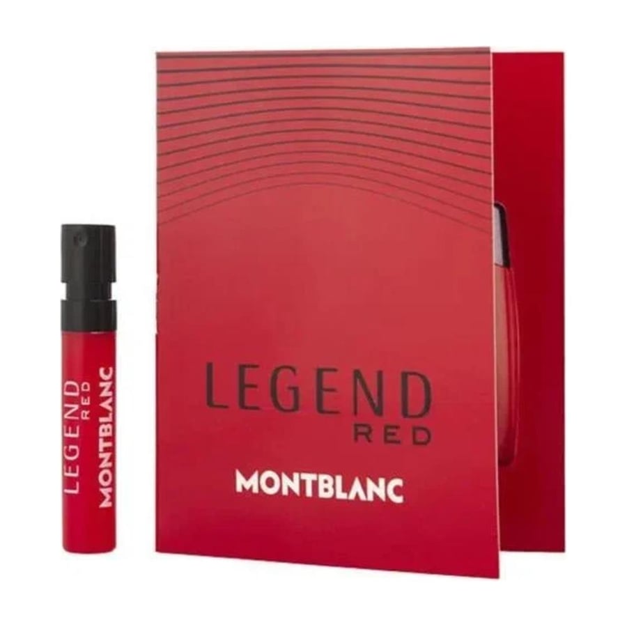 عينة عطر مونت بلانك ليجند رد للرجال أو دو بارفيوم 1 2 مل