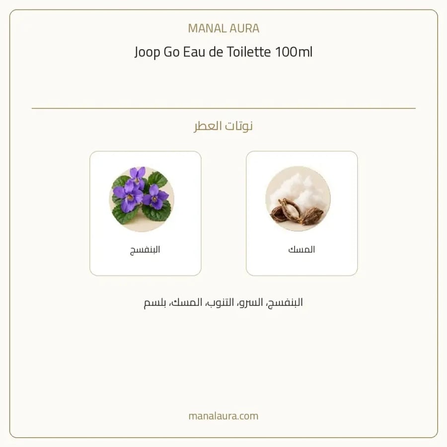 جوب عطر الاخضر غو أو دو تواليت - خشبي عطري - للرجال - 100 مل