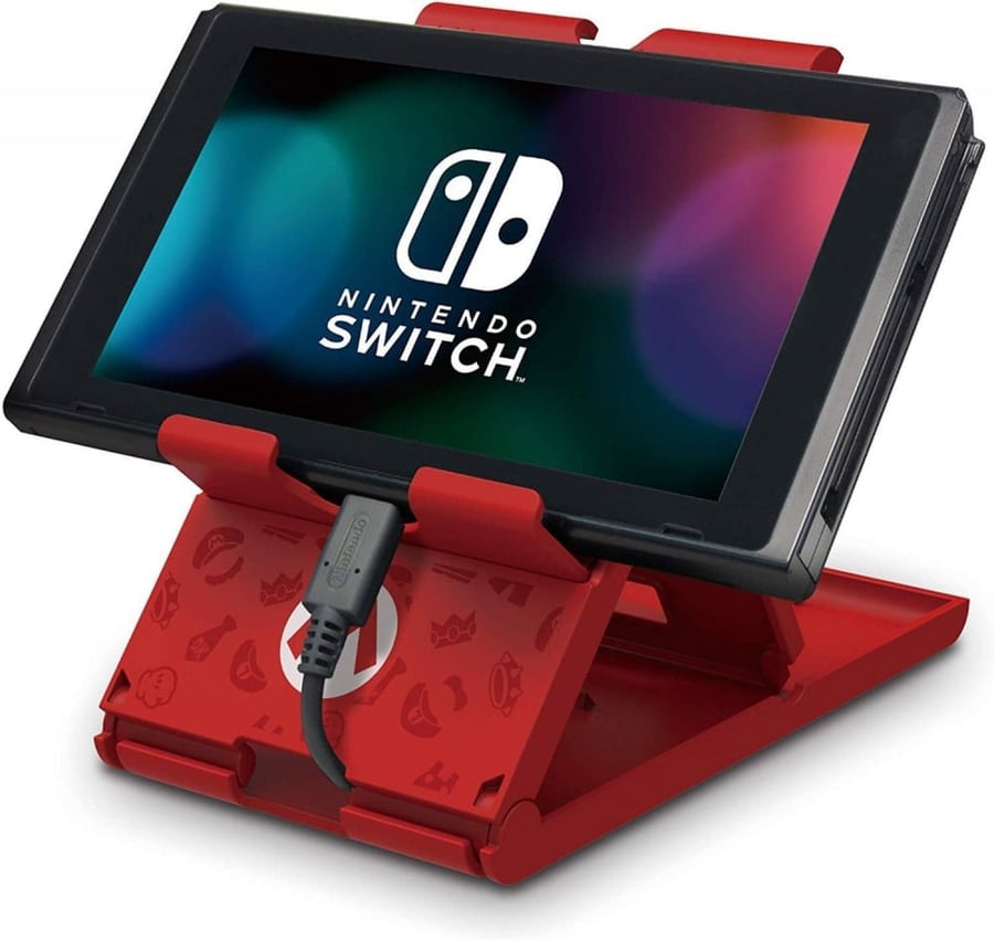 HORI Compact PlayStand - Mario Edition, Officially Licensed by Nintendo - Nintendo Switch