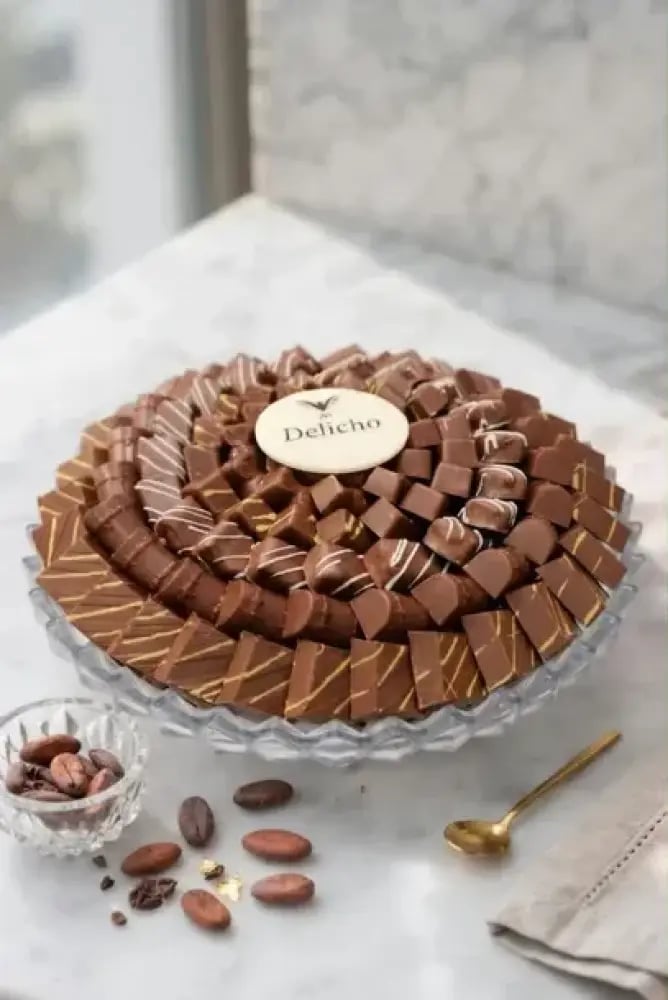 صينية شوكولاته مكشوفه 1200 جرام