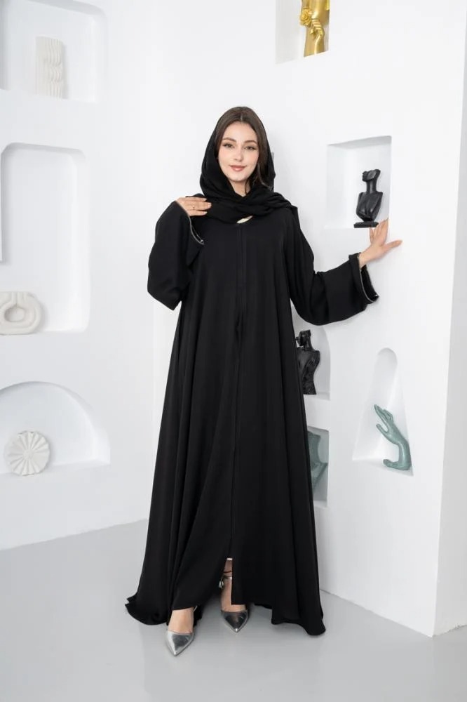 عباية كلوش مميزة تطريز كم