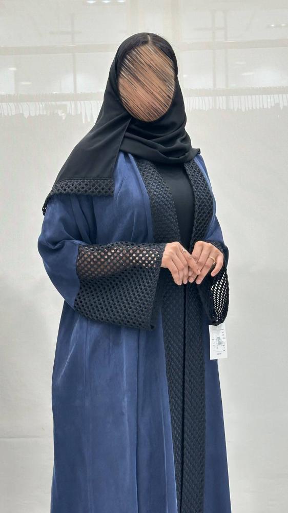عباية نوره كلوش بقماش حرير طبيعي بارد