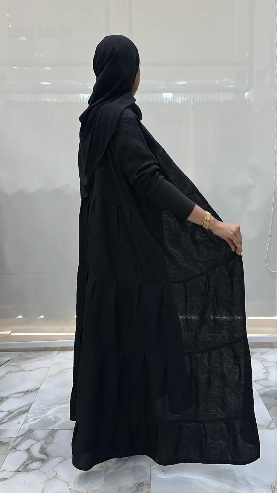 عباية مريم كلوش طبقات بقماش شكيرا