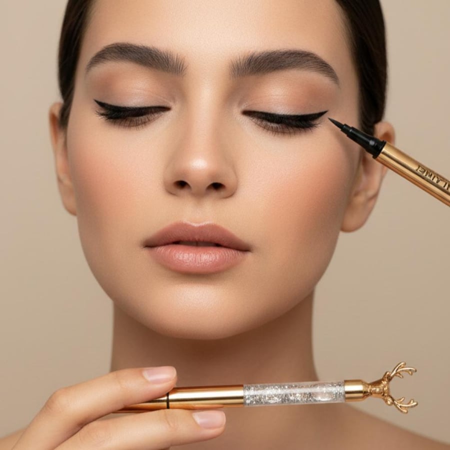 قلم كحل سائل اسود من Beauty Glowy One (ايلاينر الغزال)