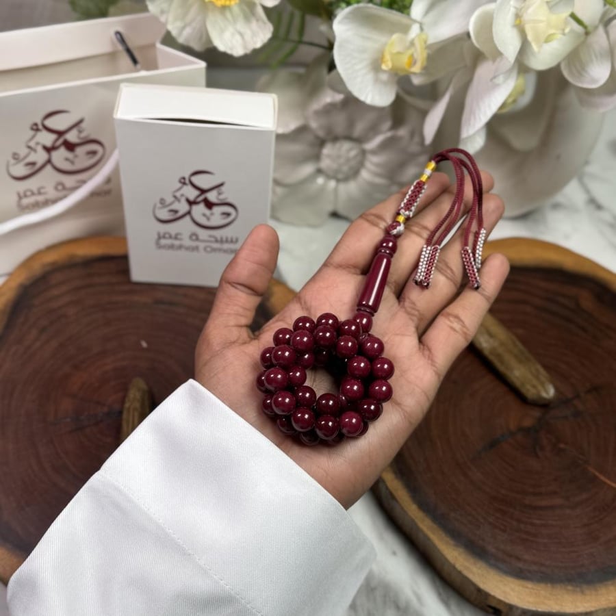 مسباح بكلايت عنابي كركوشة