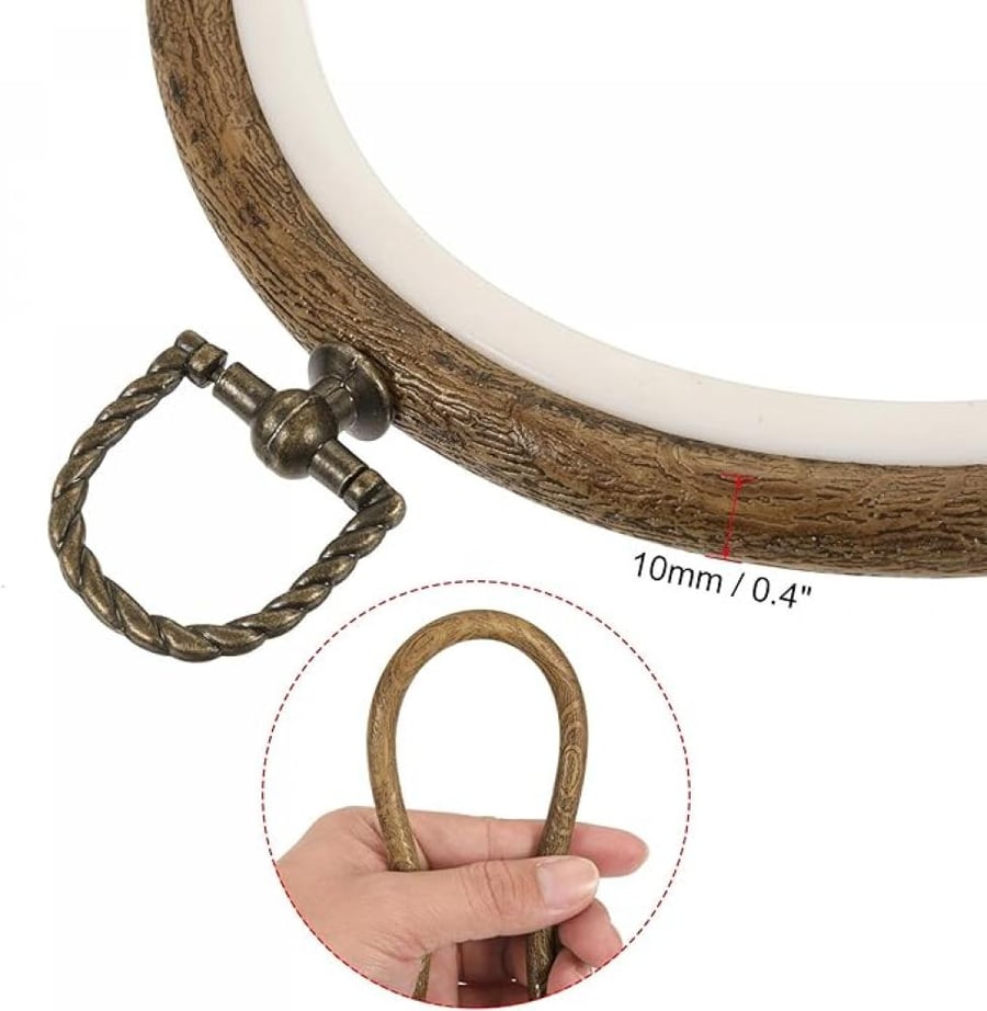 طارة تطريز بيضاويه