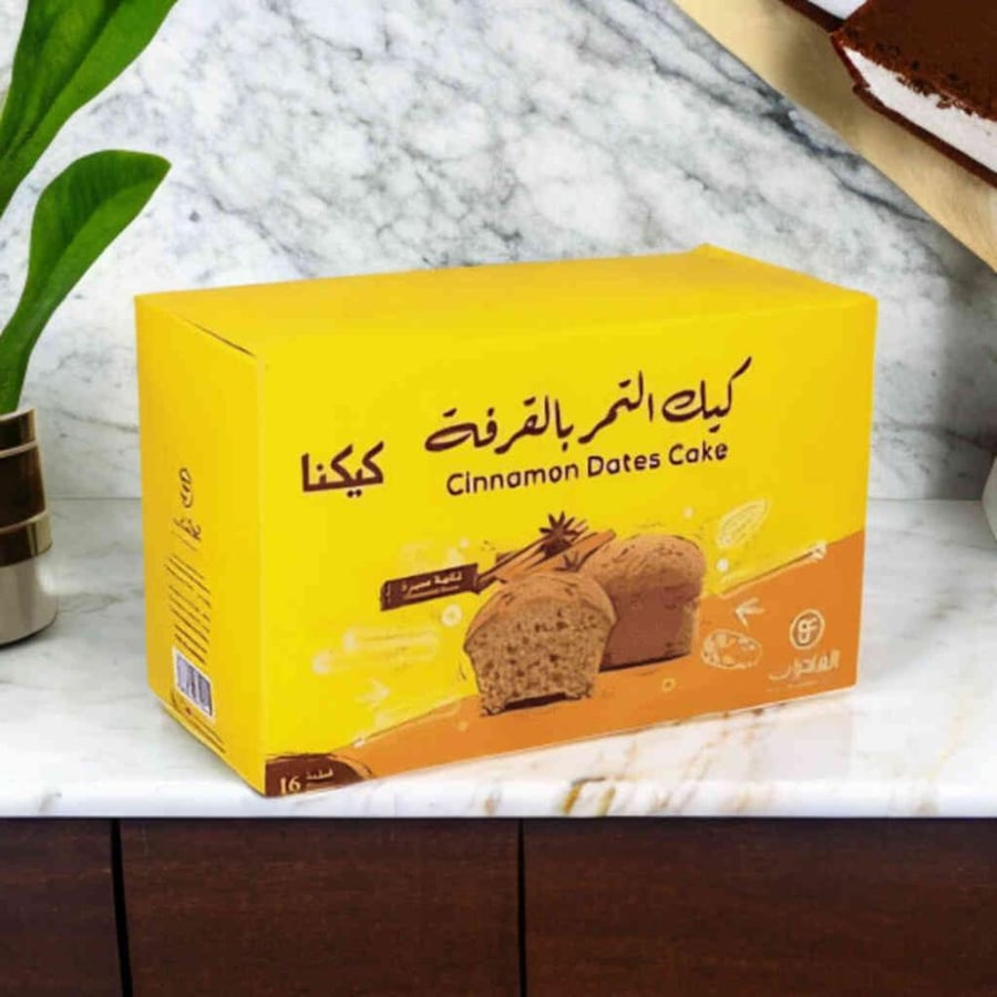 كيك التمر بالقرفة