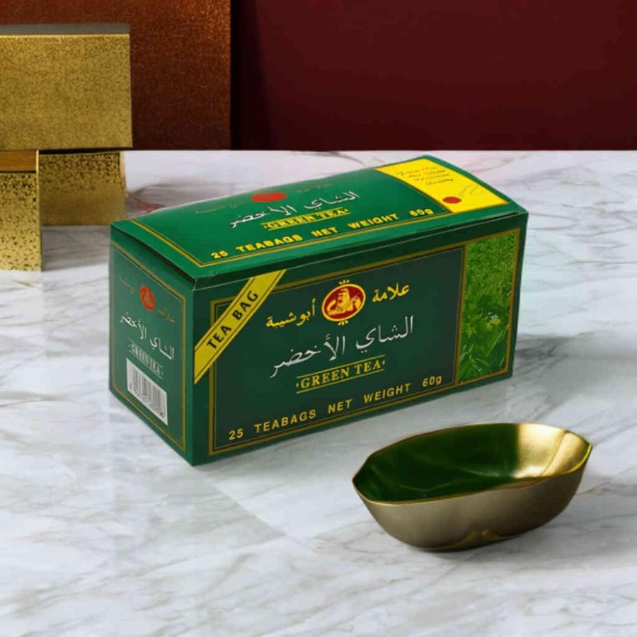 شاي اخضر ابو شيبة علاقي 25 كيس