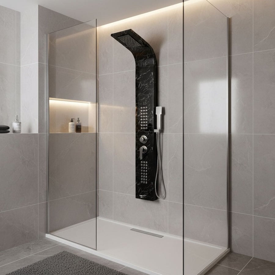دش مخفي مرخم أسود BOQATI موديل SK-8019 رمز 369