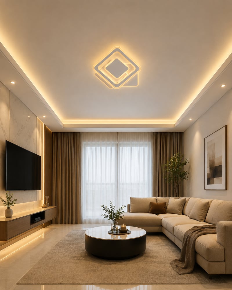 انارة داخلية جدارية وسقف مودرن 80W