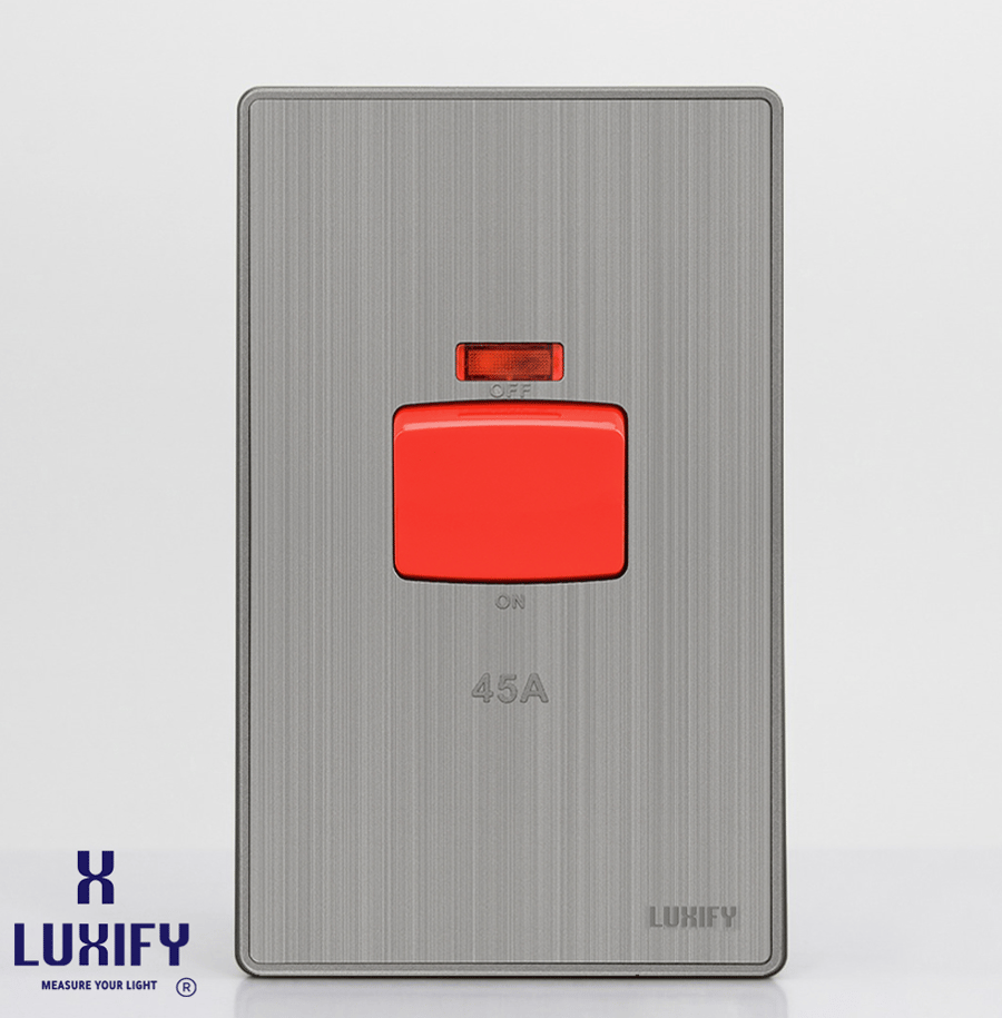 مفتاح مكيف 7*14 LUXIFY سلفر