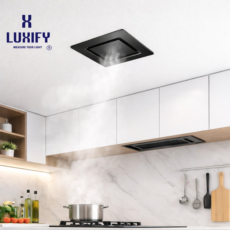 مروحة ديكور اسود 30*30 LUXIFY
