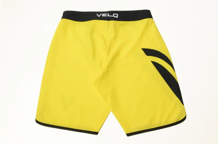 yellow black short men's  physique shorts
