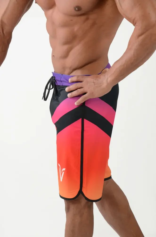 sunset wave Men’s physique Shorts