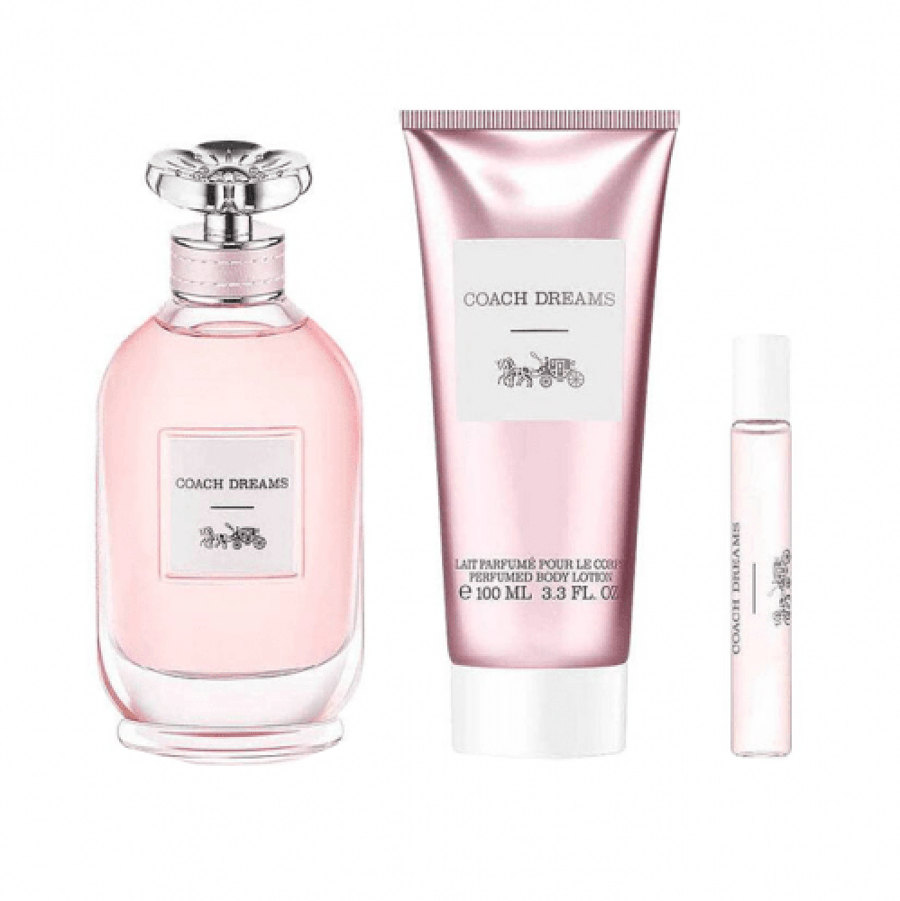 مجموعة عطر كوتش دريم من كوتش للنساء - او دي برفيوم - 3 قطع