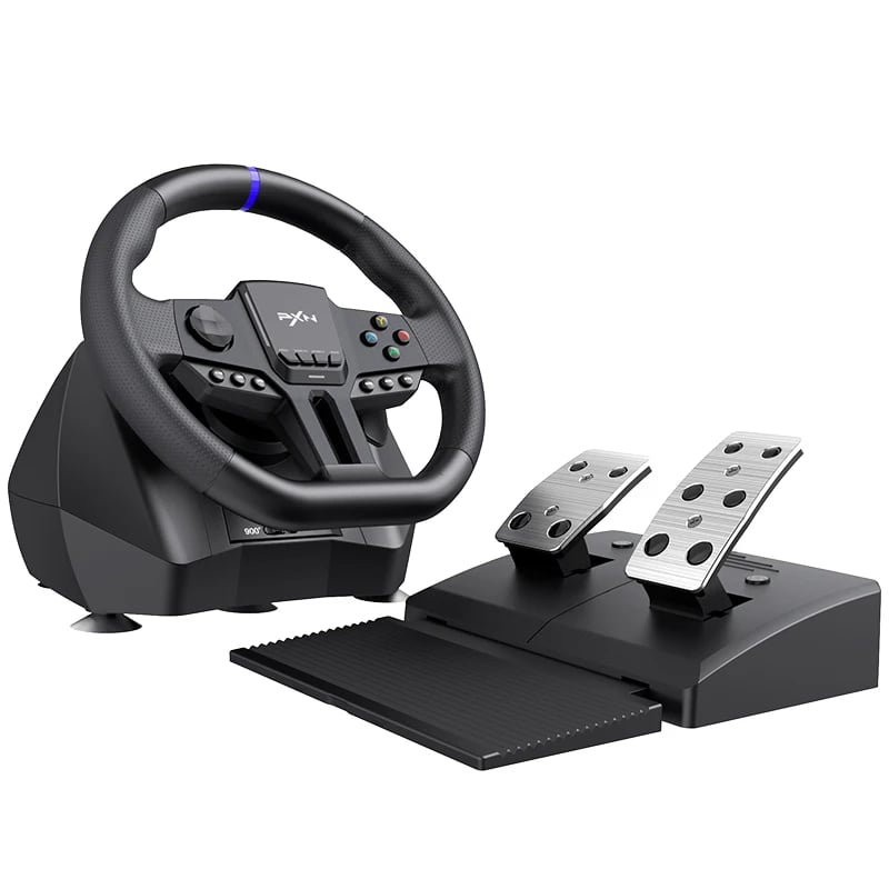 جهاز محاكاة سباق القيادة للألعاب PXN V900 GEN2 270 ° /900 °   دوران لجهاز الكمبيوتر Switch PS3 PS4 Xbox One، Xbox Series X/S