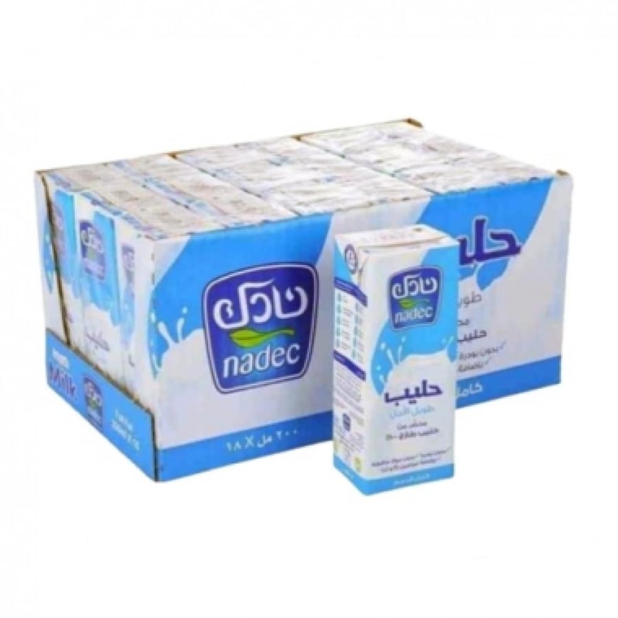 18-حليب نادك كامل الدسم 200مل