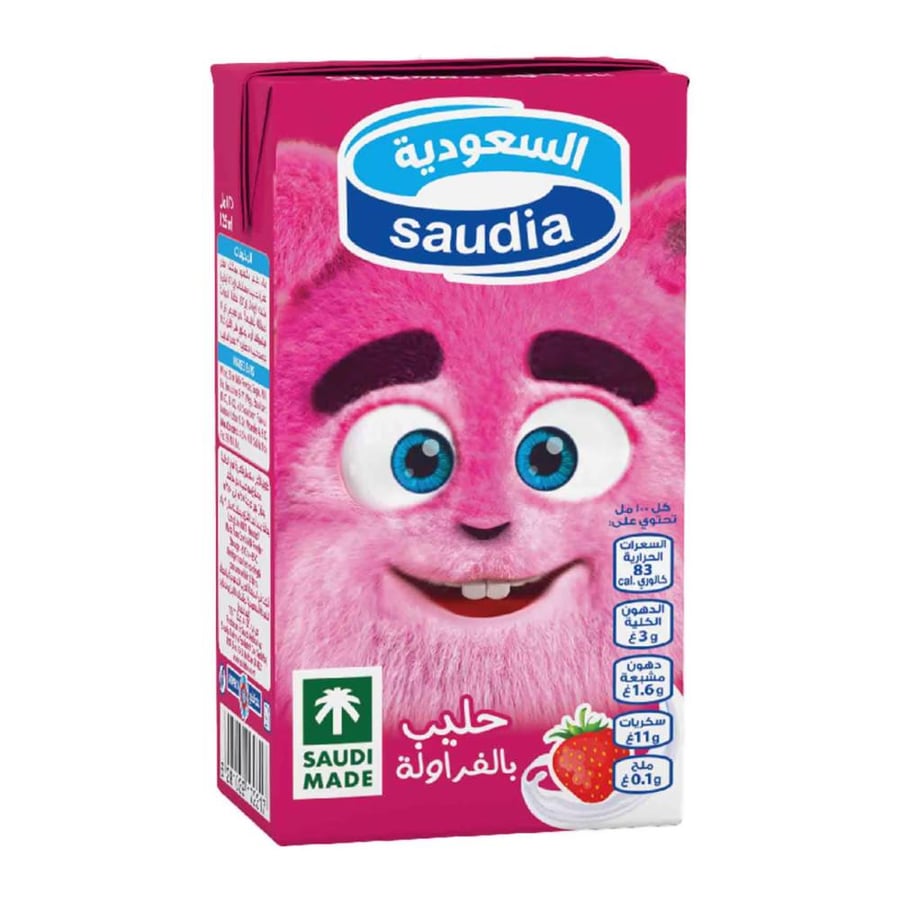 حليب الفراولة 125مل السعودية