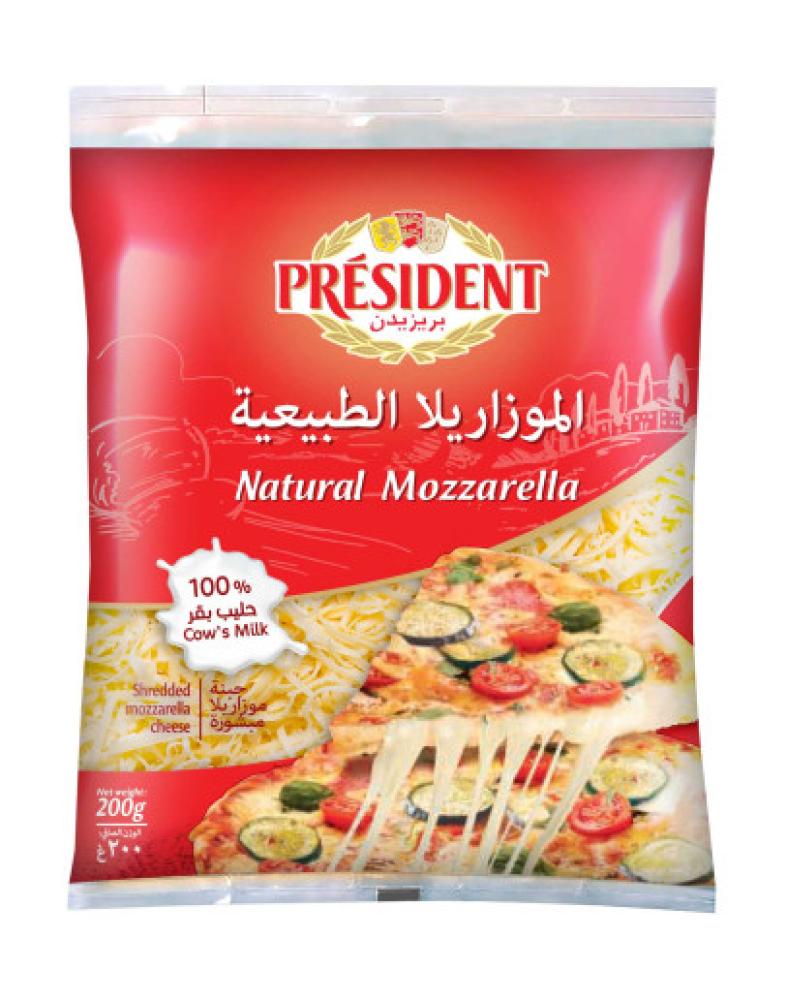 جبن موزاريلا مبثور بريزيدن 200غ