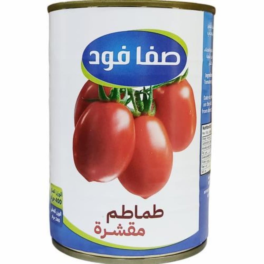 صفا فود طماطم مقشرة كتلي 400غ