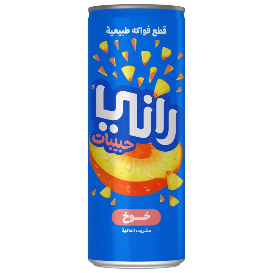 عصير راني حبيبات خوخ 240مل