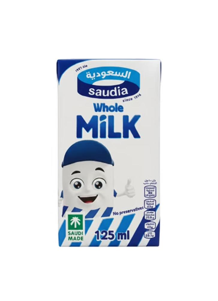 حليب كامل الدسم 125مل السعودية