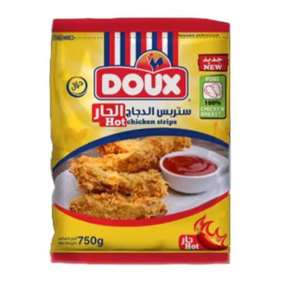 ستربس الدجاج الحار دوكس 750غ