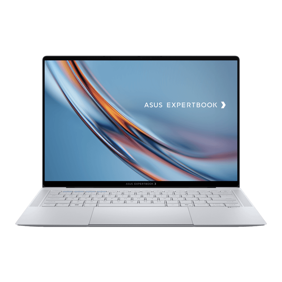 لابتوب ASUS ExpertBook Ultra (B9406CAA)، معالج Intel® Core™ Ultra 7 356H، ذاكرة وصول عشوائي 64 جيجابايت، قرص SSD M.2 بسعة 1 تيرابايت، معالج رسومات Intel، شاشة 14 بوصة بدقة 2880×1800، مستشعر بصمة، نظام تشغيل Free DOS - رمادي | 90NX09J1-M006D0