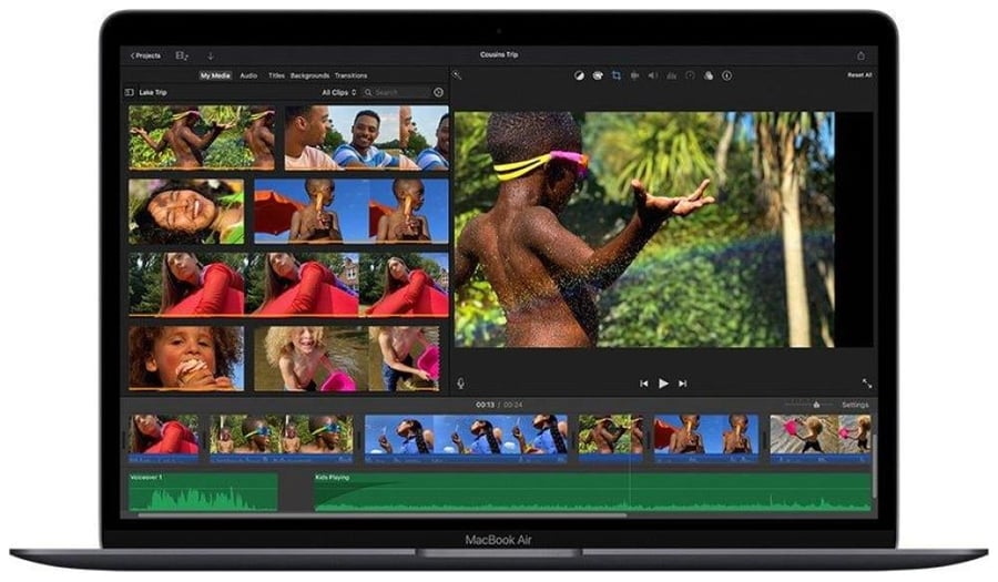 لابتوب أبل MacBook Air معالج M1-Chip 8-core CPU